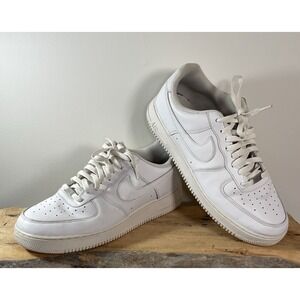 Nike Air Force 1 '07 Low Triple White Men's 13 CW2288-111‎ Classic Sporty Casual